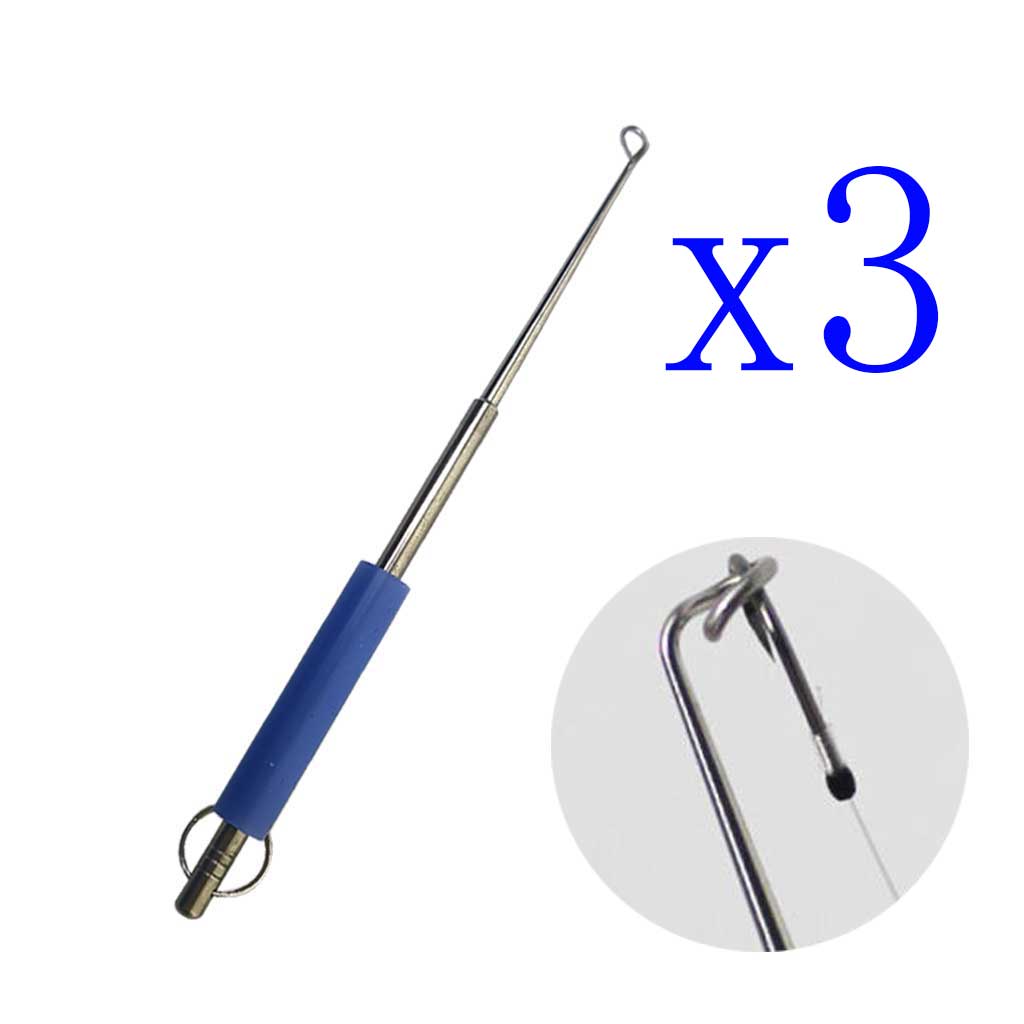 Fishing Hook Sharpener - Paquete de 3 herramientas de gancho