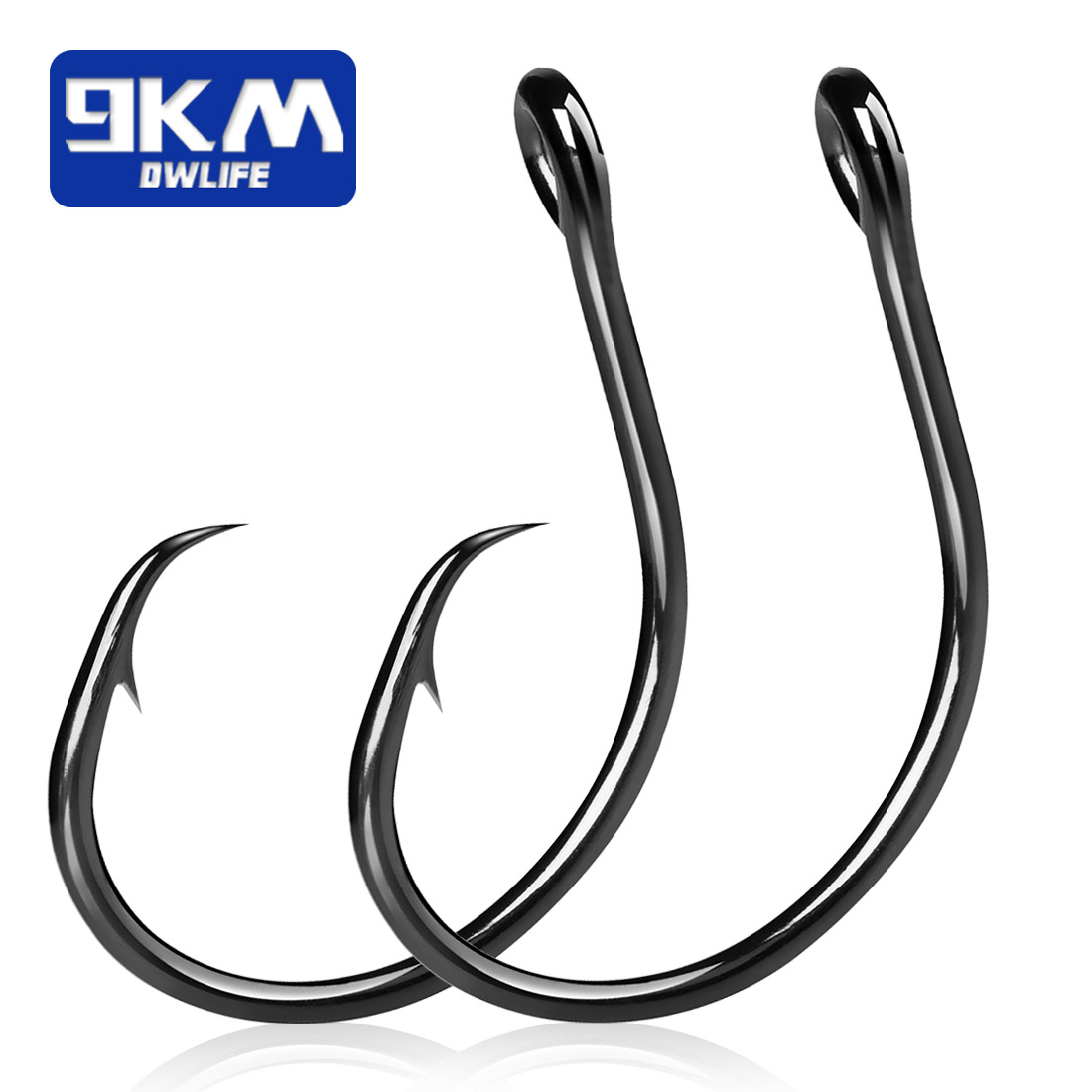 Fishing Hook Barbless - 9KM 25-50 piezas de anzuelos circulares