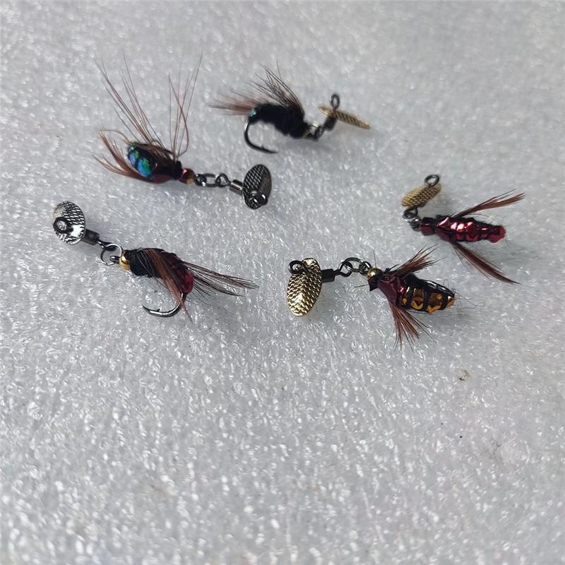 Fishing Hook - Señuelo de Pesca T34C con Lentejuelas,