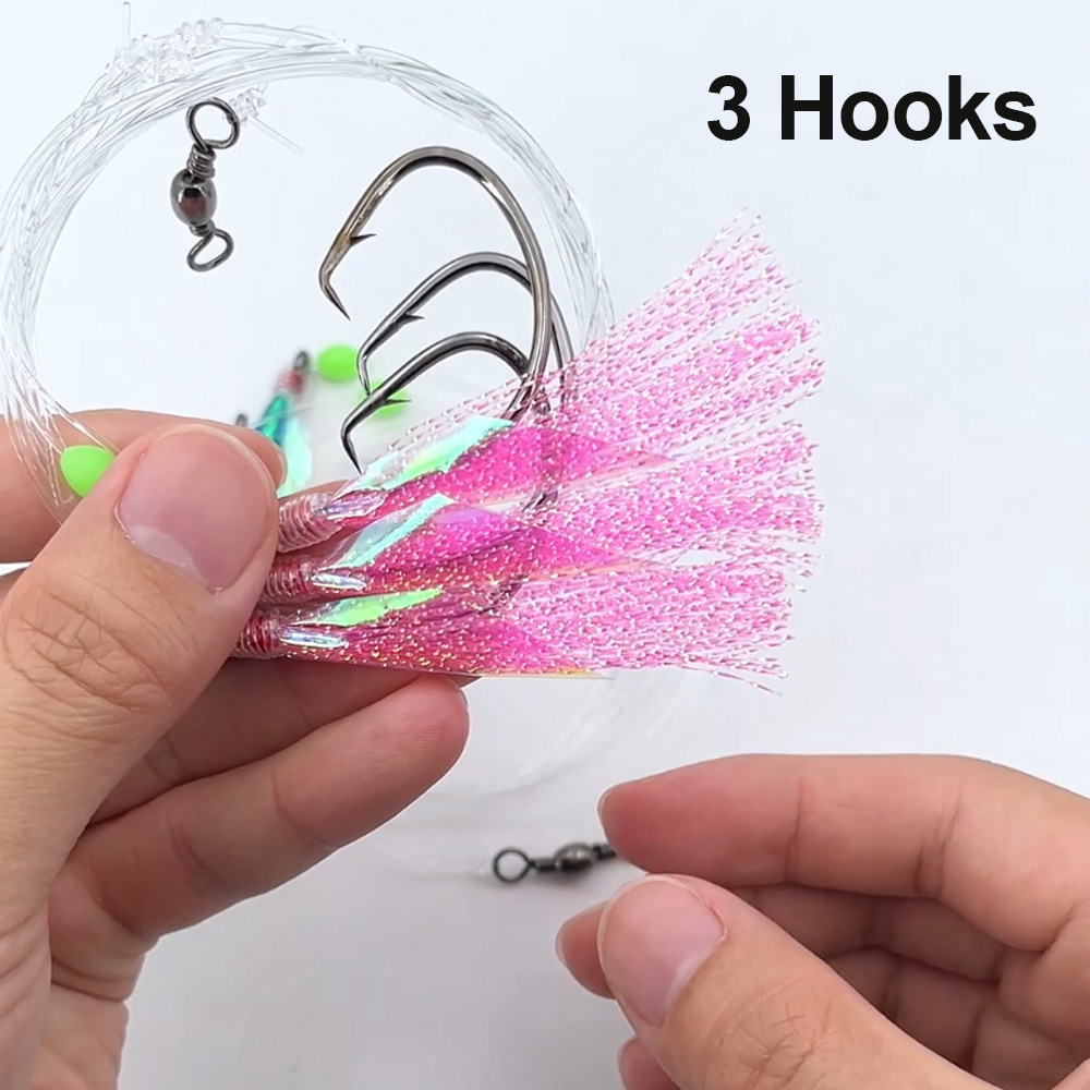 Bimoo 10 paquetes de aparejos  - Fishing Hook Size reseña y precio