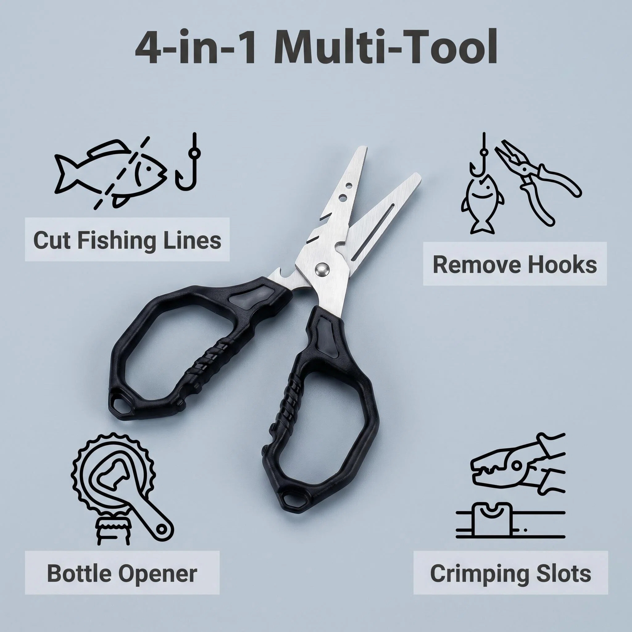 Tijeras de Pesca Multifunciona - Fishing Hook Remover reseña y precio